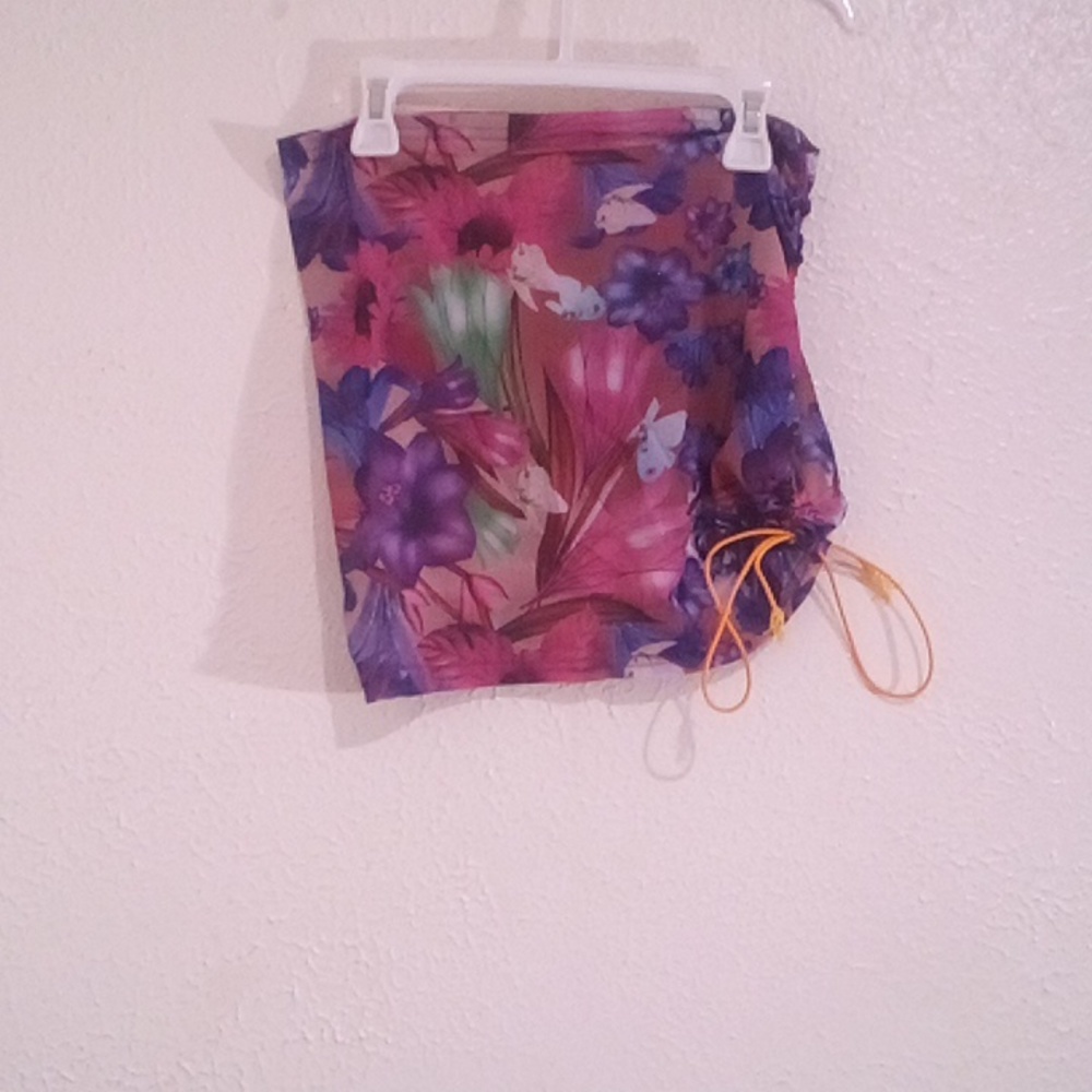 Women's 3 Piece Pink Floral Swim Wear